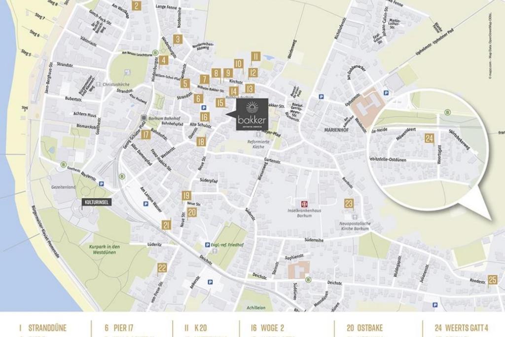 Ferienwohnung Villa Central - Luettje Nuest Borkum Kültér fotó